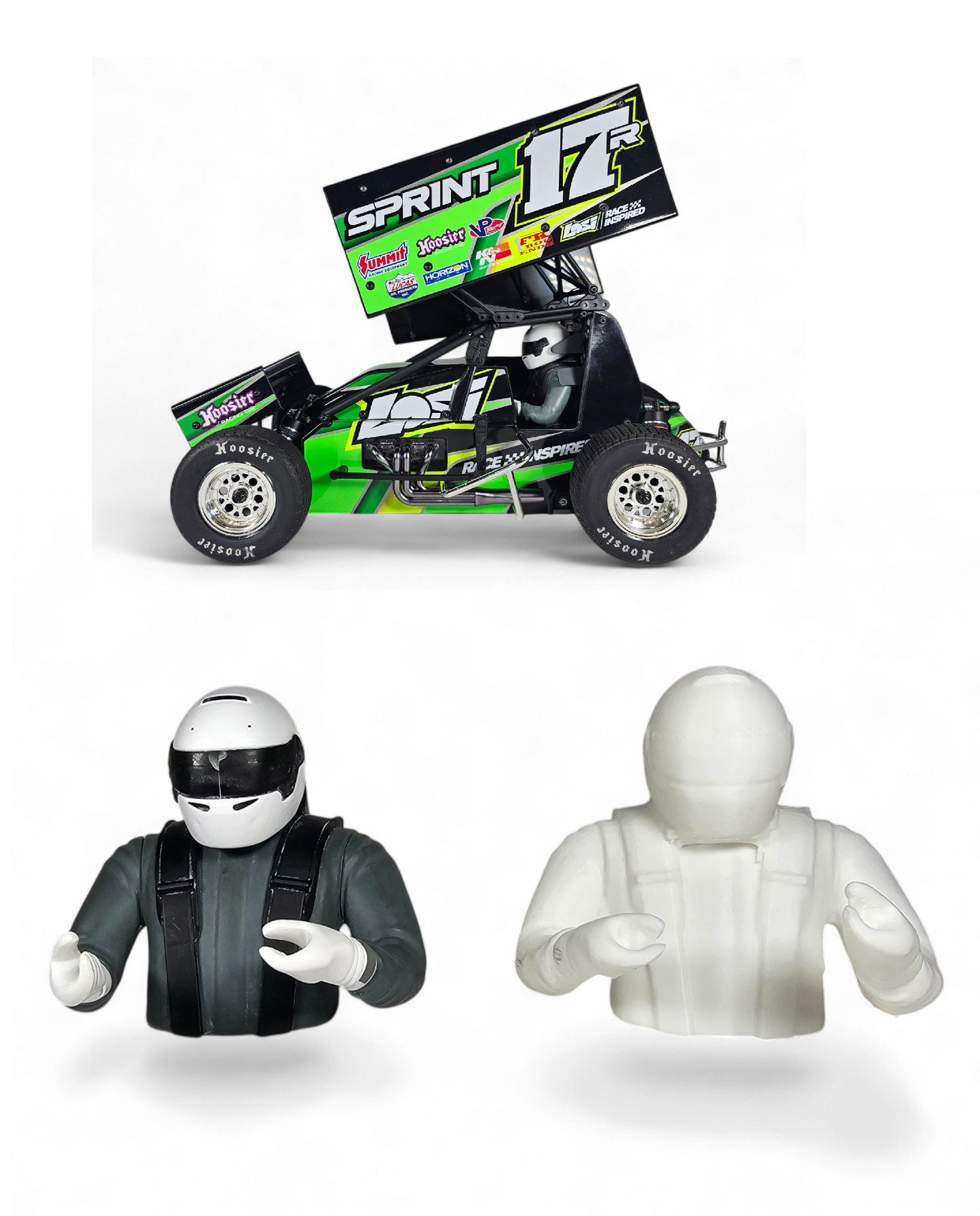 Lightweight Driver – Compatible with Losi 22S Sprint 1/10 2WD RC Sprint Car